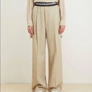 Celine Waistband pants beige beautiful pants but little short for me I am 5’11